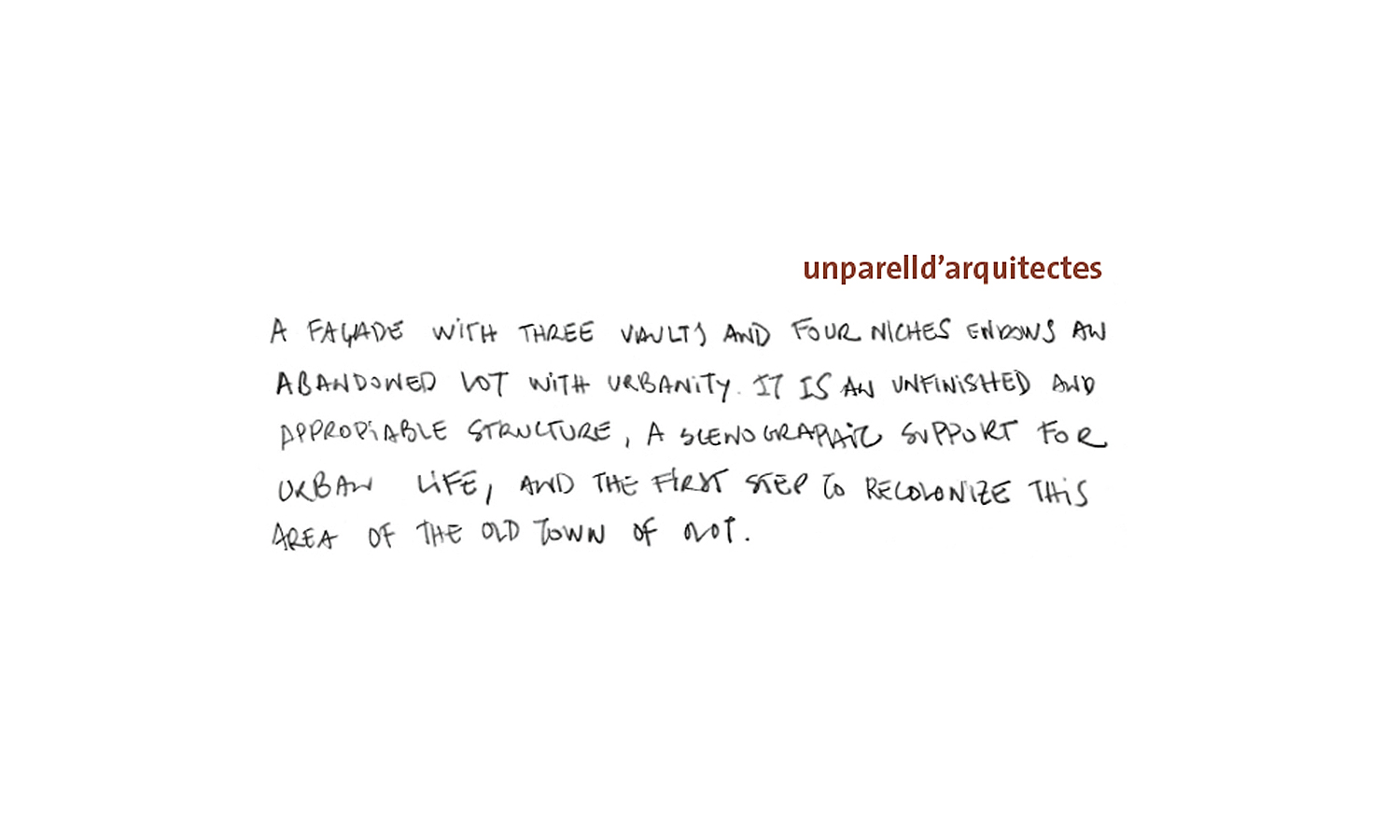Zitat unparelld’arquitectes