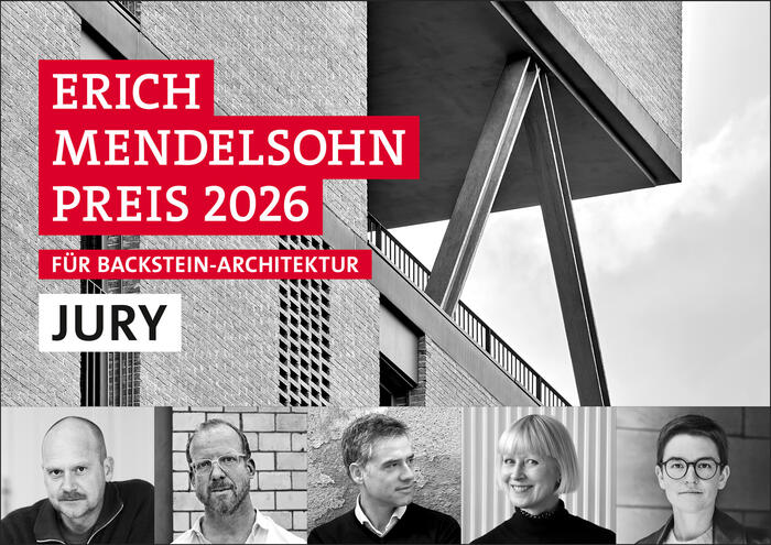 Jury des Erich-Mendelsohn-Preises 2026 für Backstein-Architektur