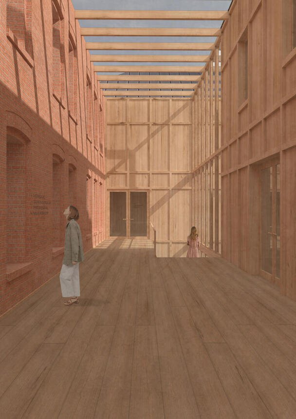 Gebäudevisualisierung Innen: Schloss Neustrelitz – Musikakademie Mecklenburg-Vorpommern