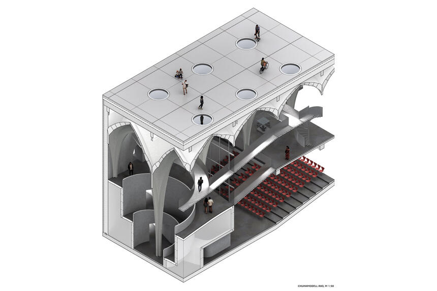 Intervention an der Potsdamer Garnisonkirche, 3D-Druck mit Ton