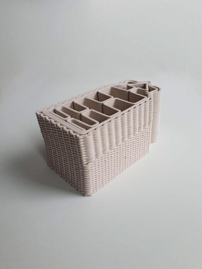 Intervention an der Potsdamer Garnisonkirche, 3D-Druck mit Ton