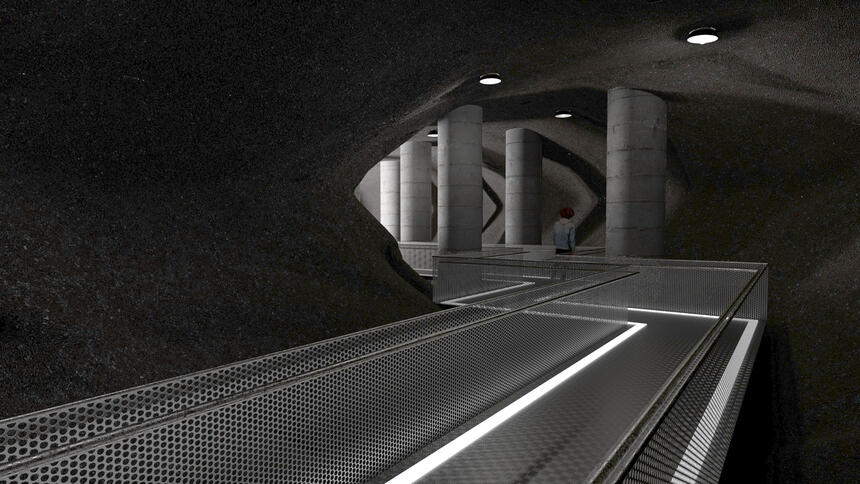 Intervention an der Potsdamer Garnisonkirche, 3D-Druck mit Ton