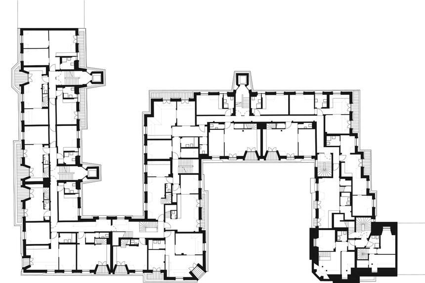 Grundriss 1. Aufstockungsebene