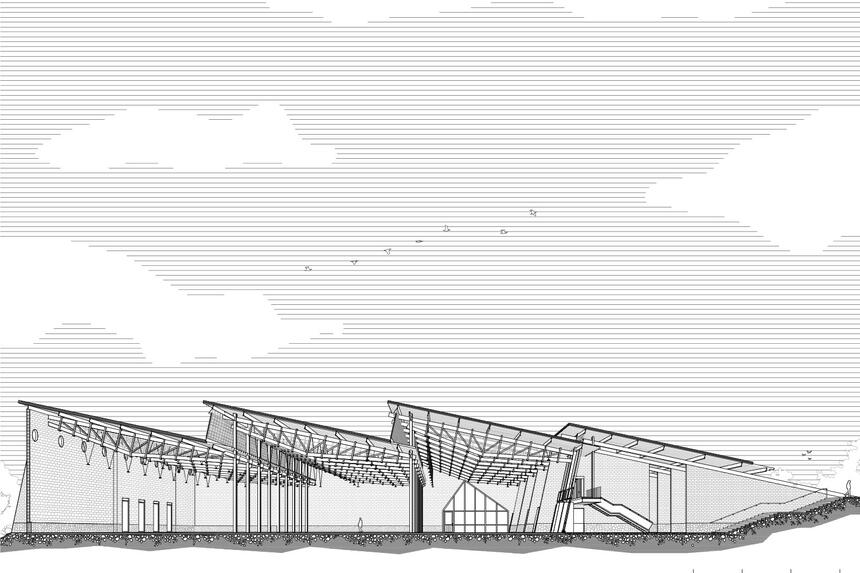 Bottling warehouse and offices for Clase Azul