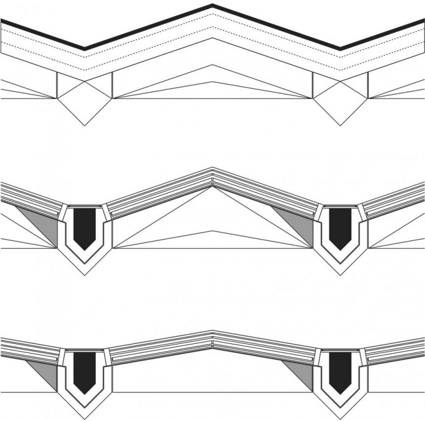 Detail Ausführung Fassadengestaltung