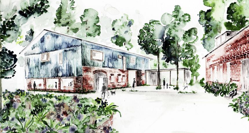 Umnutzung, Scheune zu Wirtschaftsvilla