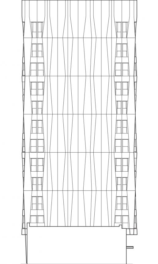 The residential building in Sadovye Kvartaly complex