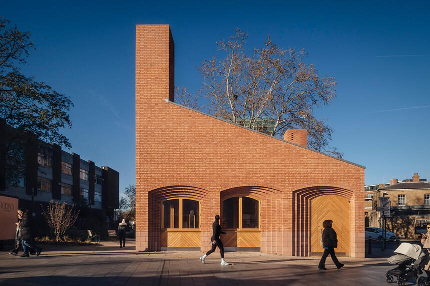 Woolwich Market Pavilion and Gardens (London, UK)