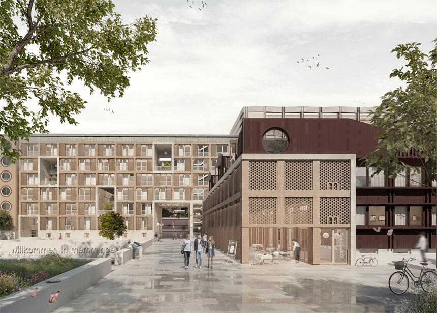 Transformation des Memminger Klinikums in ein belebtes Wohnquartier