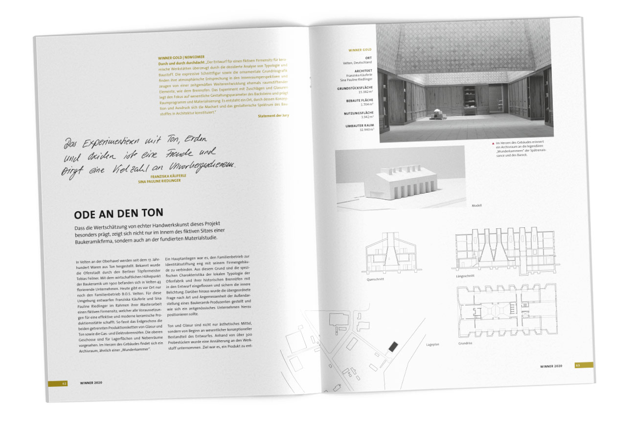 Newcomer-Doppelseite in der Vorteile