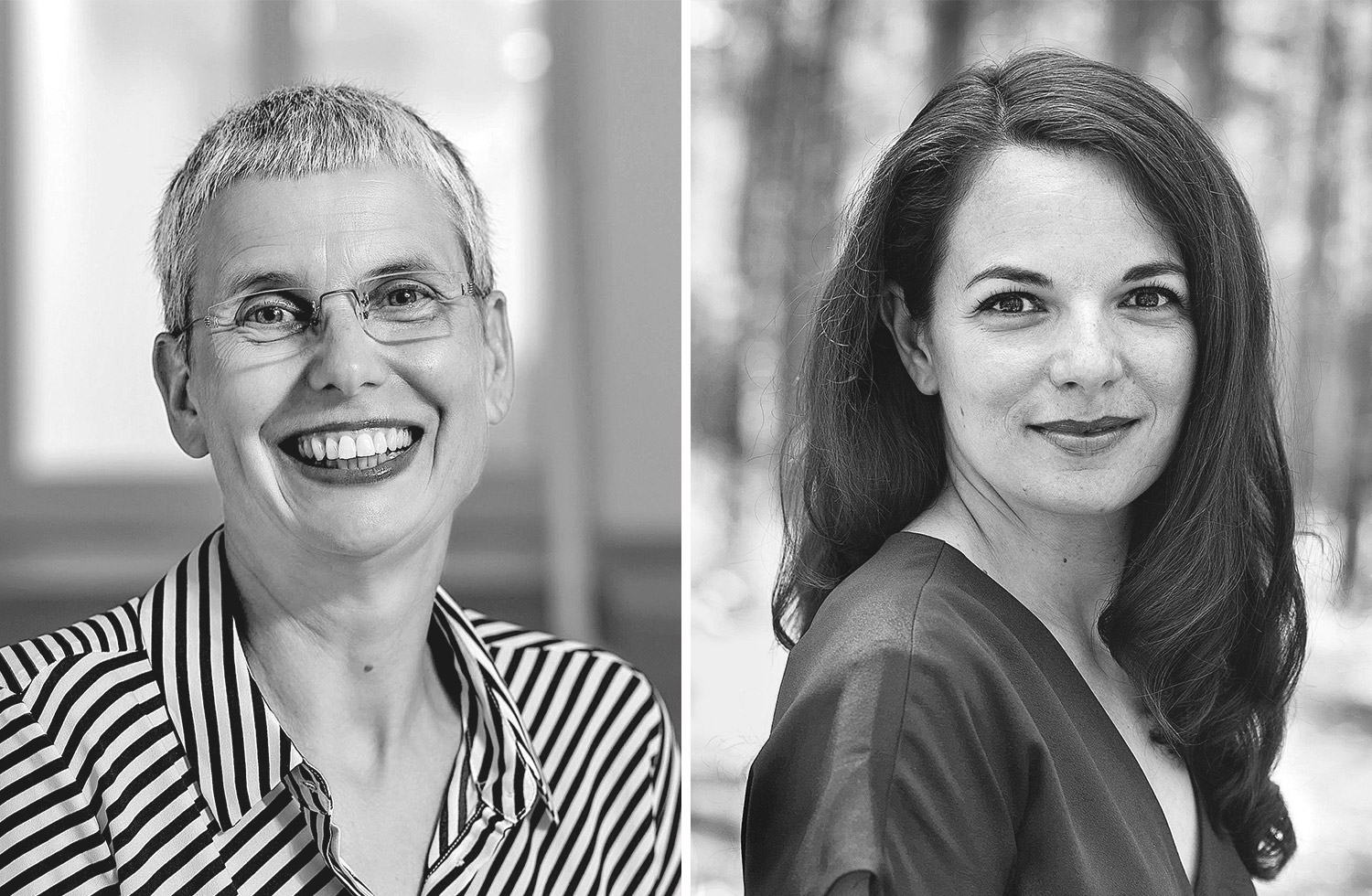 Susanne Wartzeck (Präsidentin des BDA) und Silvia Schellenberg-Thaut (Atelier ST)