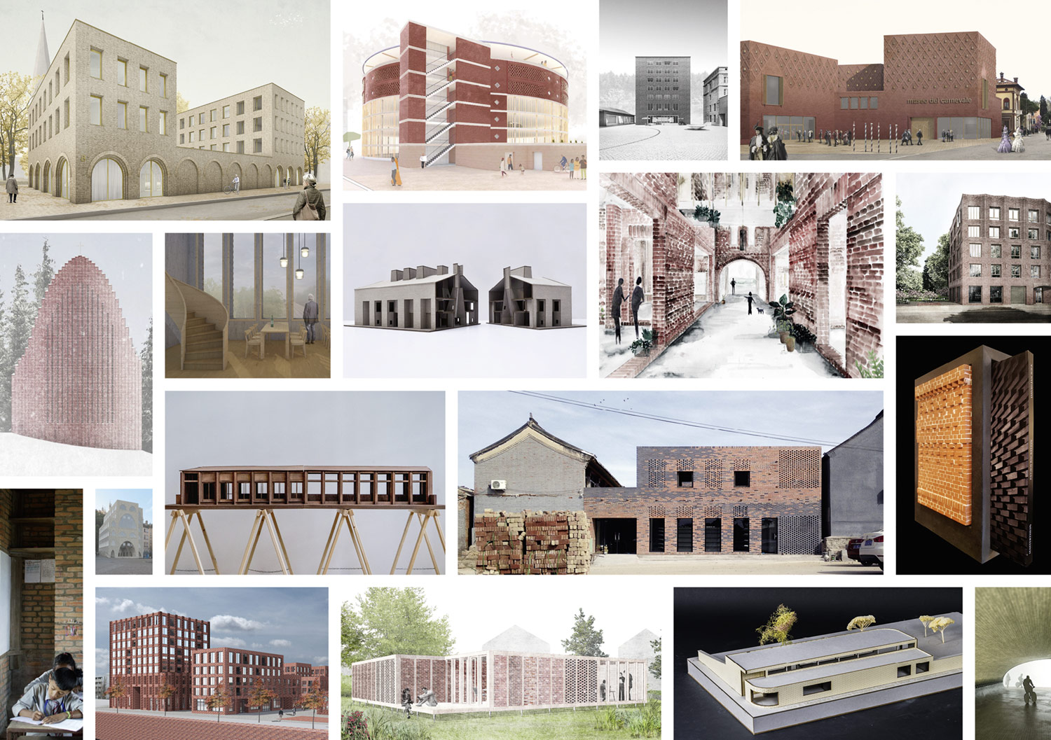 Collage Newcomer Projekte